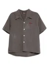 Stain Shade Logo-embroidered Shirt