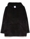 Stain Shade Panelled Hoodie In Black