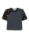 Stain Shade T-shirt Mit Einsätzen