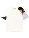 Stain Shade Panelled T-shirt In Neutrals