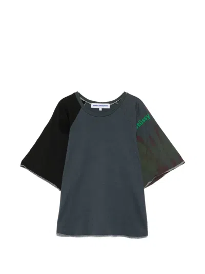 Stain Shade Raglan-sleeve T-shirt In Black