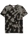 Stain Shade Tie-dye-print T-shirt In Grey