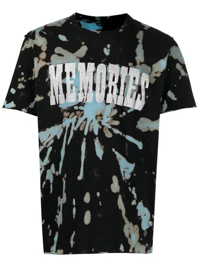 Stain Shade X Hiroshi Fujiwara Bleached-effect T-shirt In Black