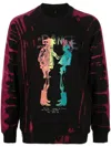 Stain Shade X Hiroshi Fujiwara Skeleton-print Sweatshirt In 黑色