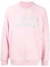 Stain Shade X Hiroshi Fujiwara Slogan-print Sweatshirt In 粉色