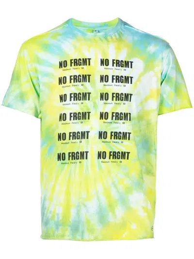 Stain Shade X Hiroshi Fujiwara Tie-dye Print T-shirt In Green