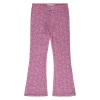 Stains And Stories By Babyface Allover Floral Print Flared Sweat Leggings In Pink