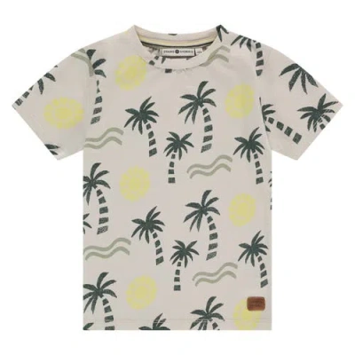 Stains And Stories By Babyface Kids'  Allover Print Short Sleeve T-shirt In Multi