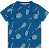 Stains And Stories By Babyface Kids'  Allover Print T-shirt In Blue