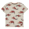 Stains And Stories By Babyface Allover Print T-shirt In Gray