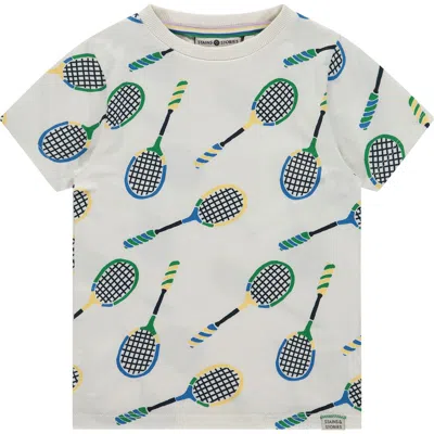 Stains And Stories By Babyface Kids'  Allover Print T-shirt In Neutral