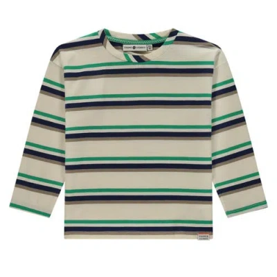Stains And Stories By Babyface Kids'  Multicolor Stripe Long Sleeve T-shirt