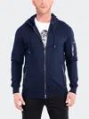 Stamina Hoodie Navy In Blue