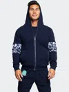 Stamina Hoodie Tiedye Blue In Blue