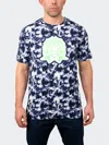 Stamina Tee Tiedye Blue In Blue