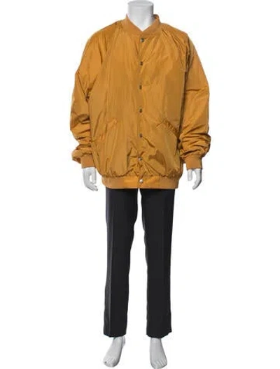 Pre-owned Stampd Bomber Jacket In Yellow