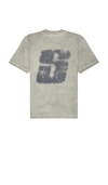 Stampd Broken Ice Transit Tee In Grey