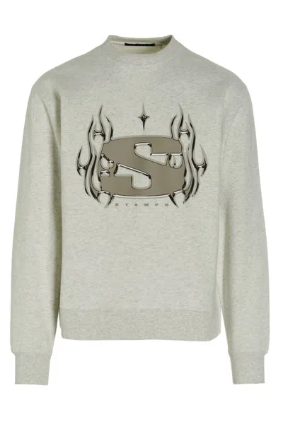 STAMPD STAMPD 'CHROME FLAME' SWEATSHIRT