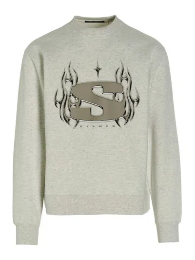 STAMPD CHROME FLAME SWEATSHIRT
