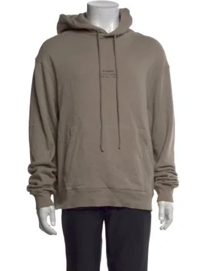 Pre-owned Stampd Crew Neck Long Sleeve Hoodie In Neutrals