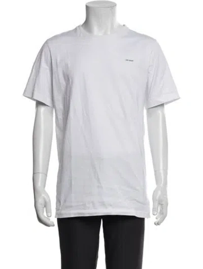Pre-owned Stampd Crew Neck Short Sleeve T-shirt In White