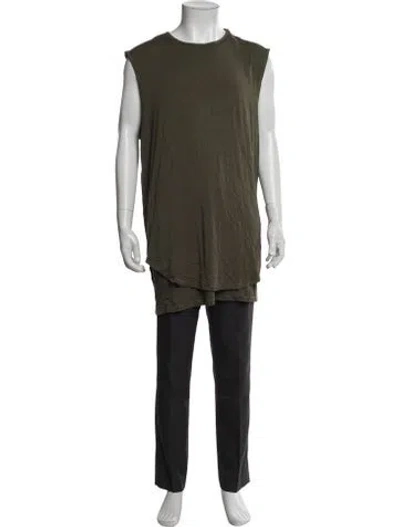Pre-owned Stampd Crew Neck Sleeveless T-shirt In Green