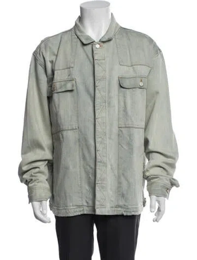 Pre-owned Stampd Denim Jacket In Green