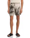 Stampd Drawstring Splatter Walking Shorts In Multi