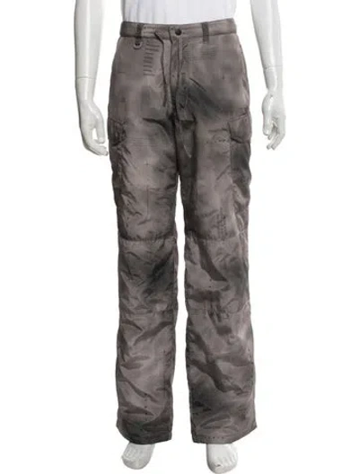 Pre-owned Stampd Graphic Print Cargo Pants In Grey