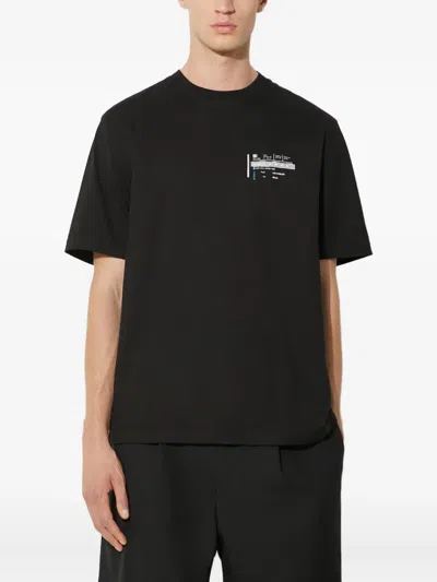 Stampd Graphic-print Crew-neck T-shirt In Black