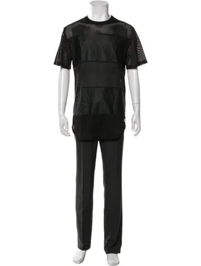 Pre-owned Stampd Graphic Print Crew Neck T-shirt In Black
