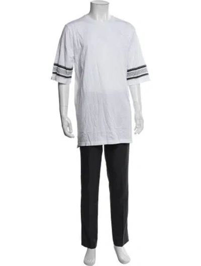 Pre-owned Stampd Graphic Print Crew Neck T-shirt In White