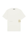 Stampd Letter Relaxed Tee In Metallic