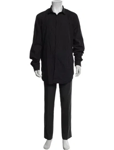 Pre-owned Stampd Long Sleeve Dress Shirt In Blue