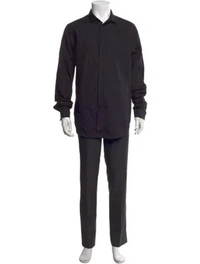 Pre-owned Stampd Long Sleeve Dress Shirt W/ Tags In Black