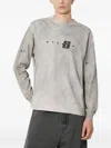Stampd Long-sleeve Graphic-print T-shirt In Gray