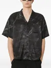 Stampd Marble-print Short-sleeve Shirt In Multi