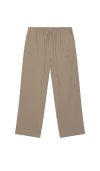 Stampd Nylon Wide Leg Pant In Brown
