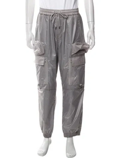 Pre-owned Stampd Patterned Cargo Pants In Grey