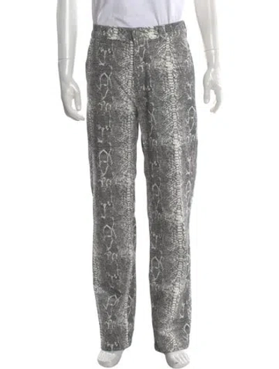 Pre-owned Stampd Printed Pants In Gray