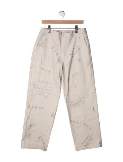 Pre-owned Stampd Relaxed Fit Jeans In Neutrals