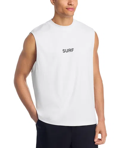 Stampd Relaxed Fit Surf Tank Top - Exclusive In White