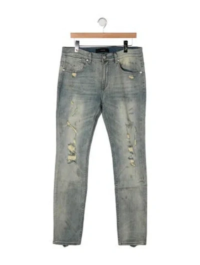 Pre-owned Stampd Slim Fit Jeans In Green