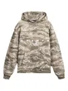 Stampd Strike-logo Hoodie In Gray