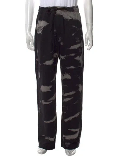 Pre-owned Stampd Tie-dye Print Sweatpants W/ Tags In Black