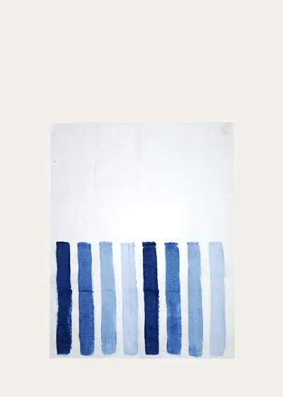 Stamperia Bertozzi Gammacolor Blues Linen Tea Towel