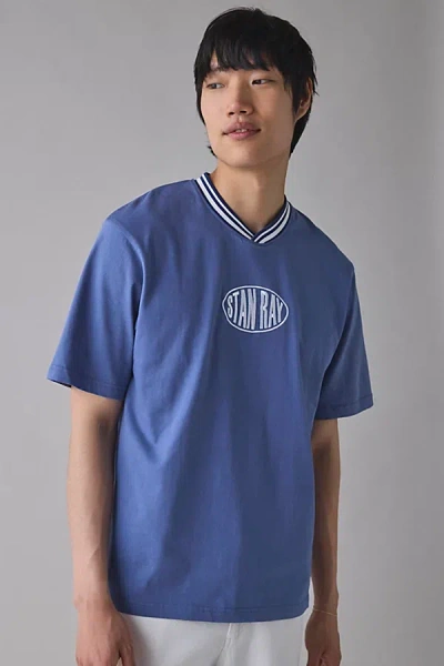 Stan Ray ‘90s Oval Logo Graphic Tee In Battle Blue At Urban Outfitters