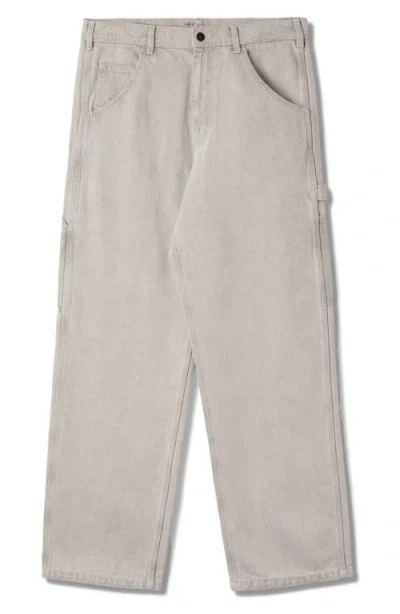 Stan Ray Big Job Baggy Painter Jeans In Faded Grey Denim