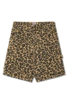 Stan Ray Big Job Carpeneter Shorts In Leopard Camo