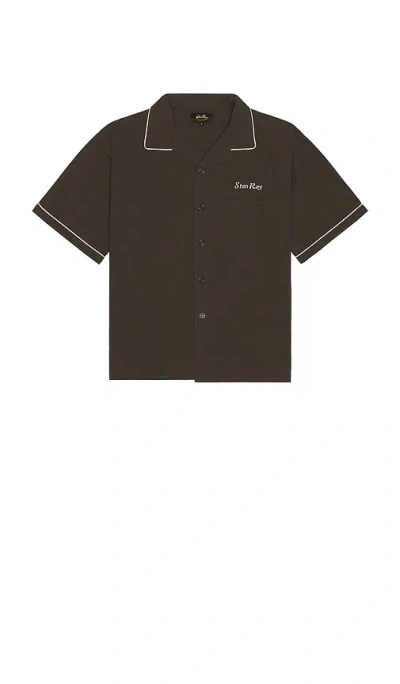Stan Ray Bowling Shirt In Charcoal